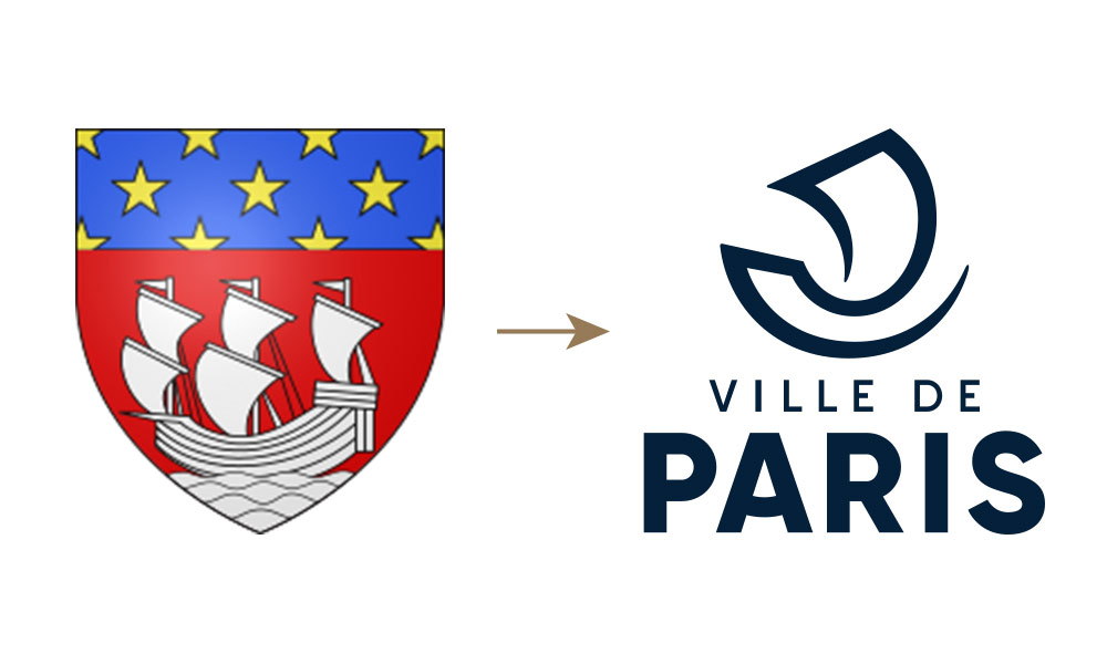 Blason de Paris dans le nouveau logo